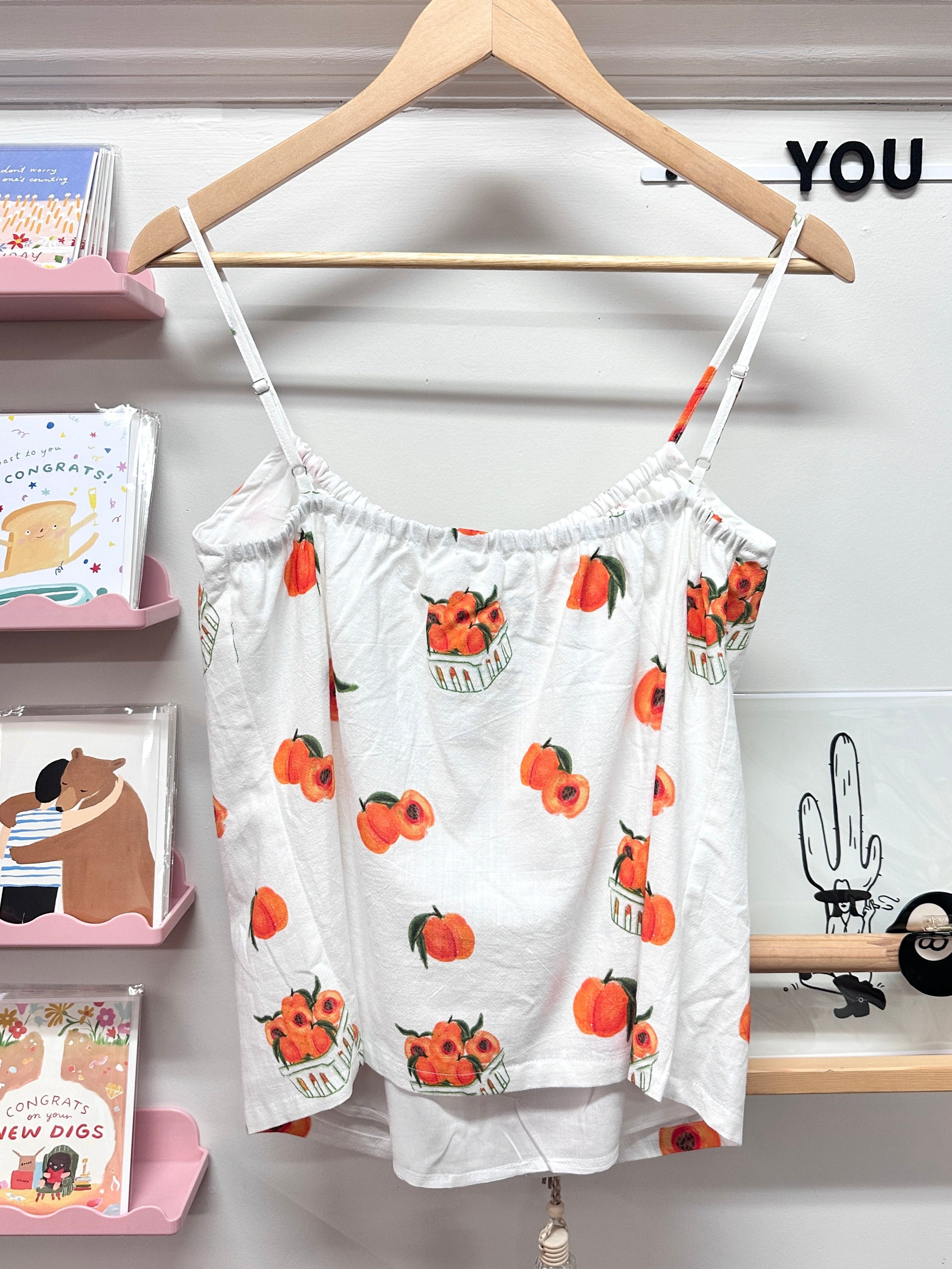 Peachy Flowy Top