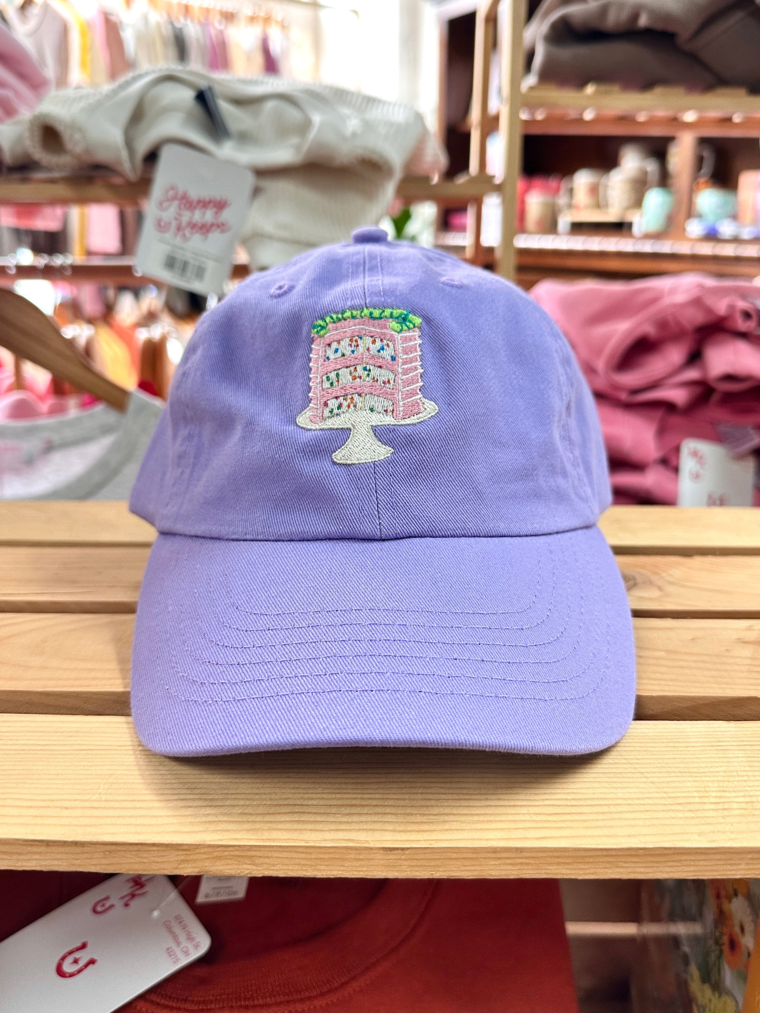 Confetti Cake Embroidered Hat