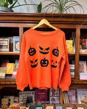 Halloween Pumpkin Knit Sweater