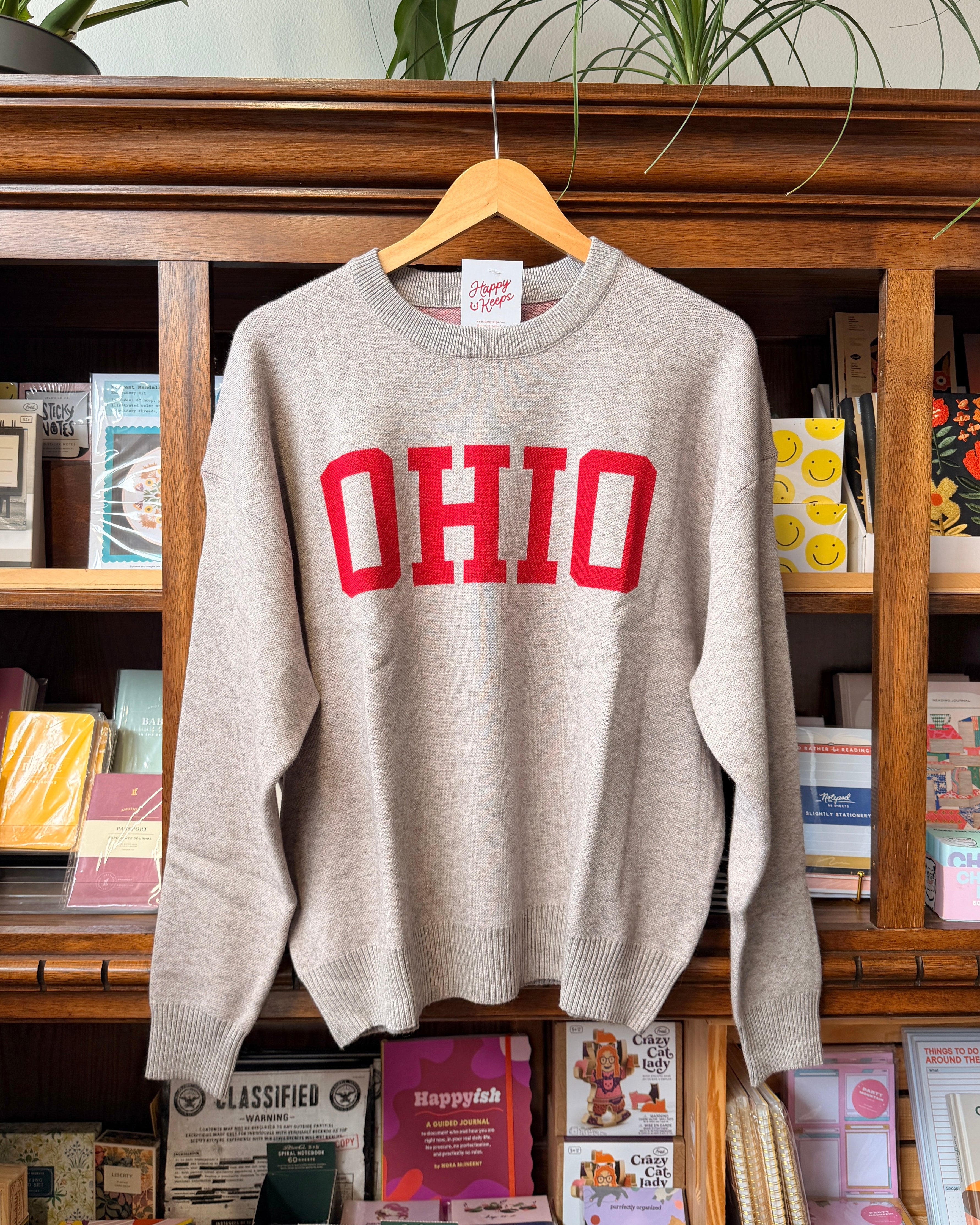 OHIO Knit Sweater - Gray