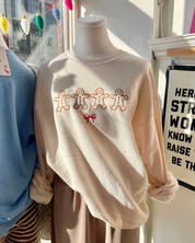 Gingerbread Man Sweatshirt - Cream