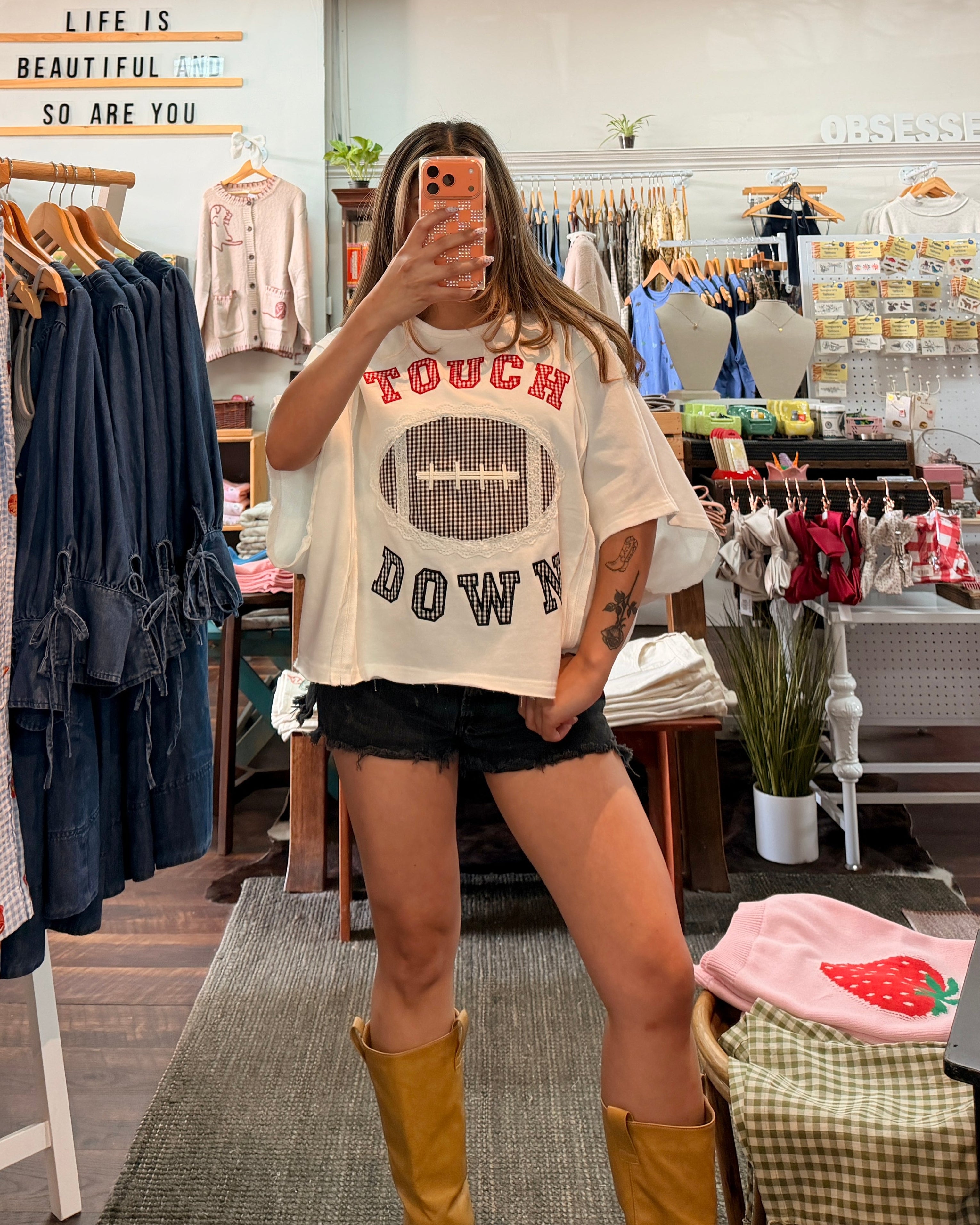 Oversized Touchdown T Shirt