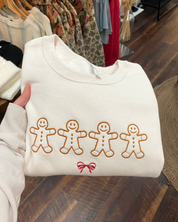 Gingerbread Man Sweatshirt - Cream