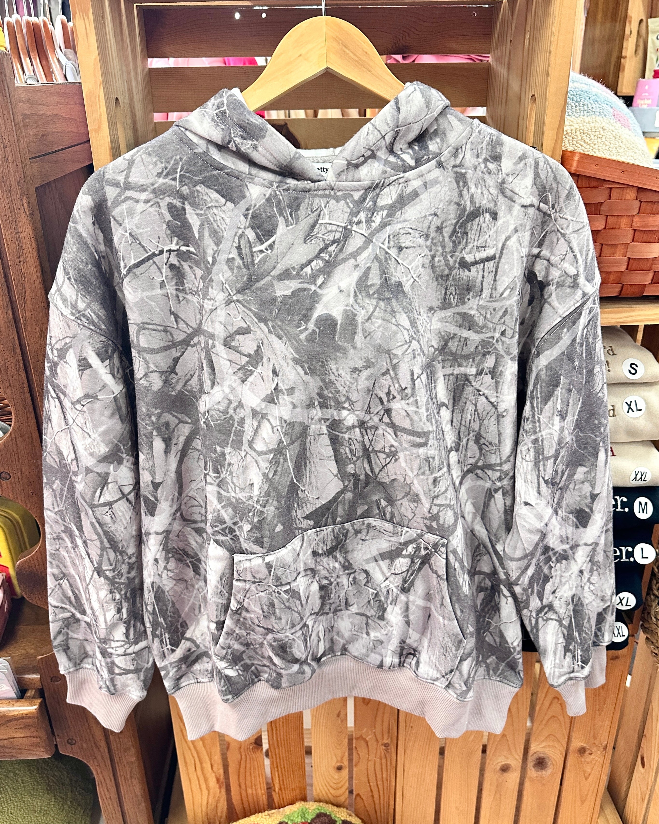 Camo Hoodie - Gray