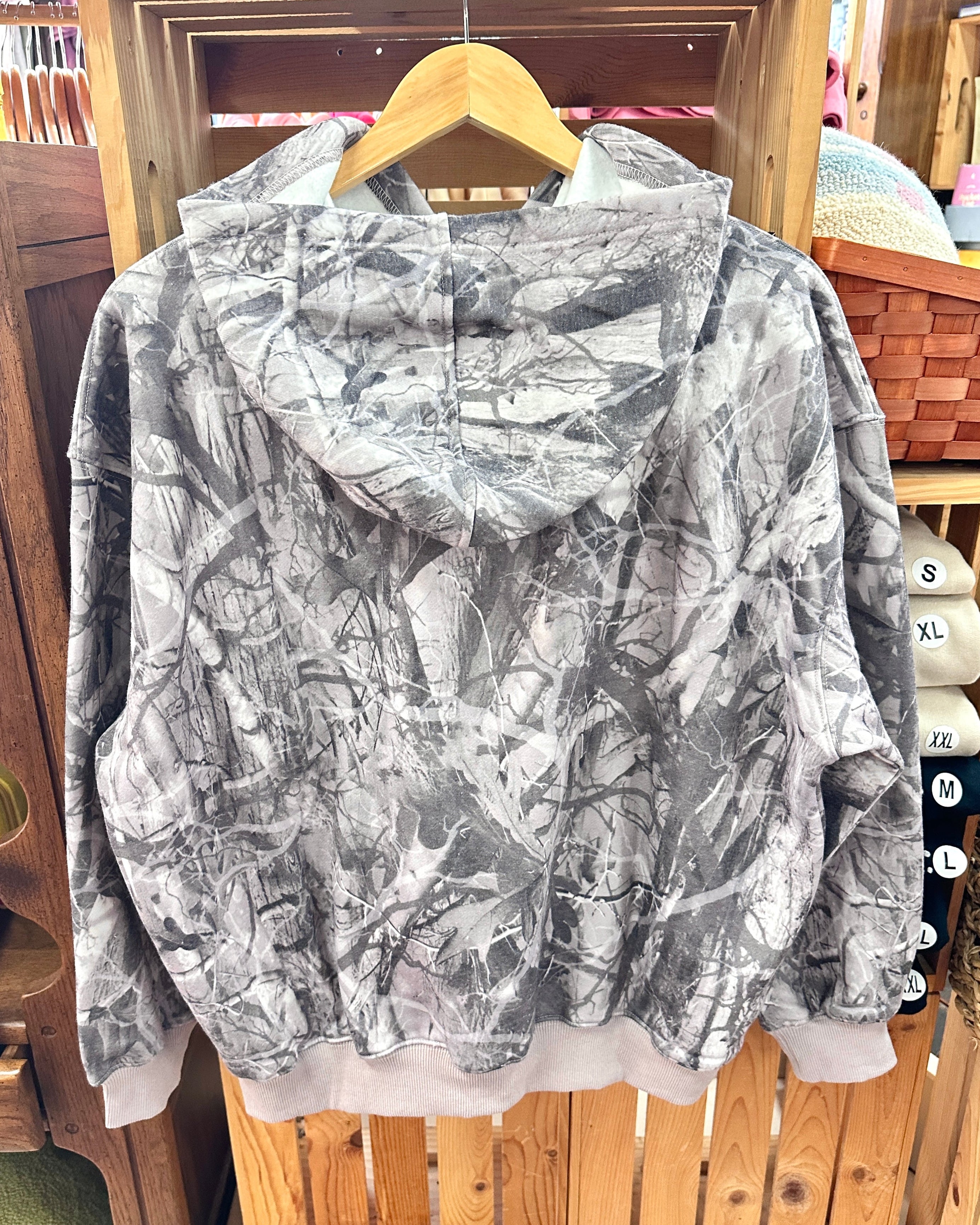 Camo Hoodie - Gray