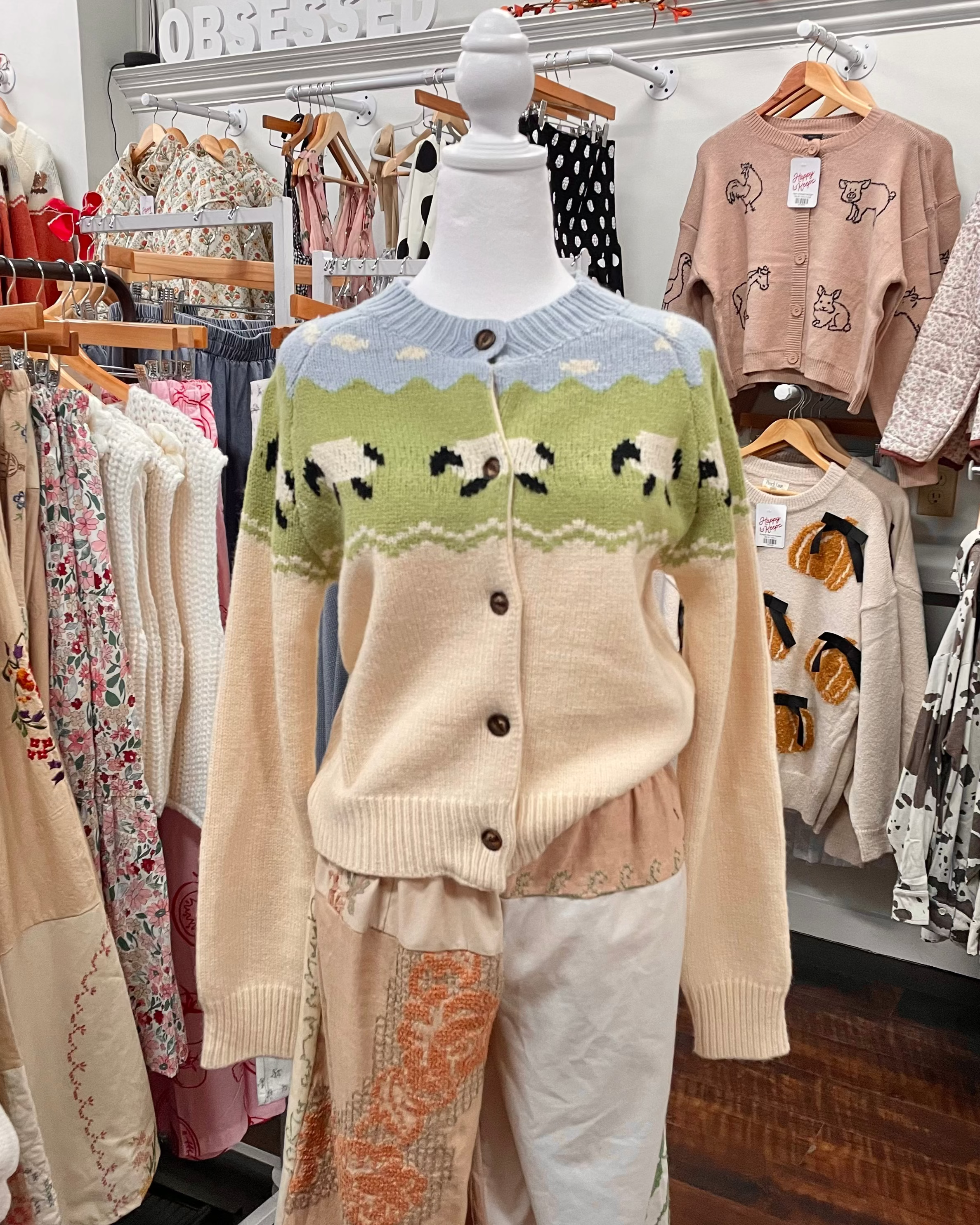 Sheep Knit Cardigan