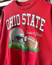 Go Bucks Ohio State Football Sweatshirt - Red
