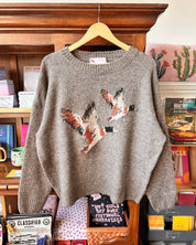 Flying Ducks Knit Sweater