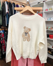 Teddy Bear Knit Sweater