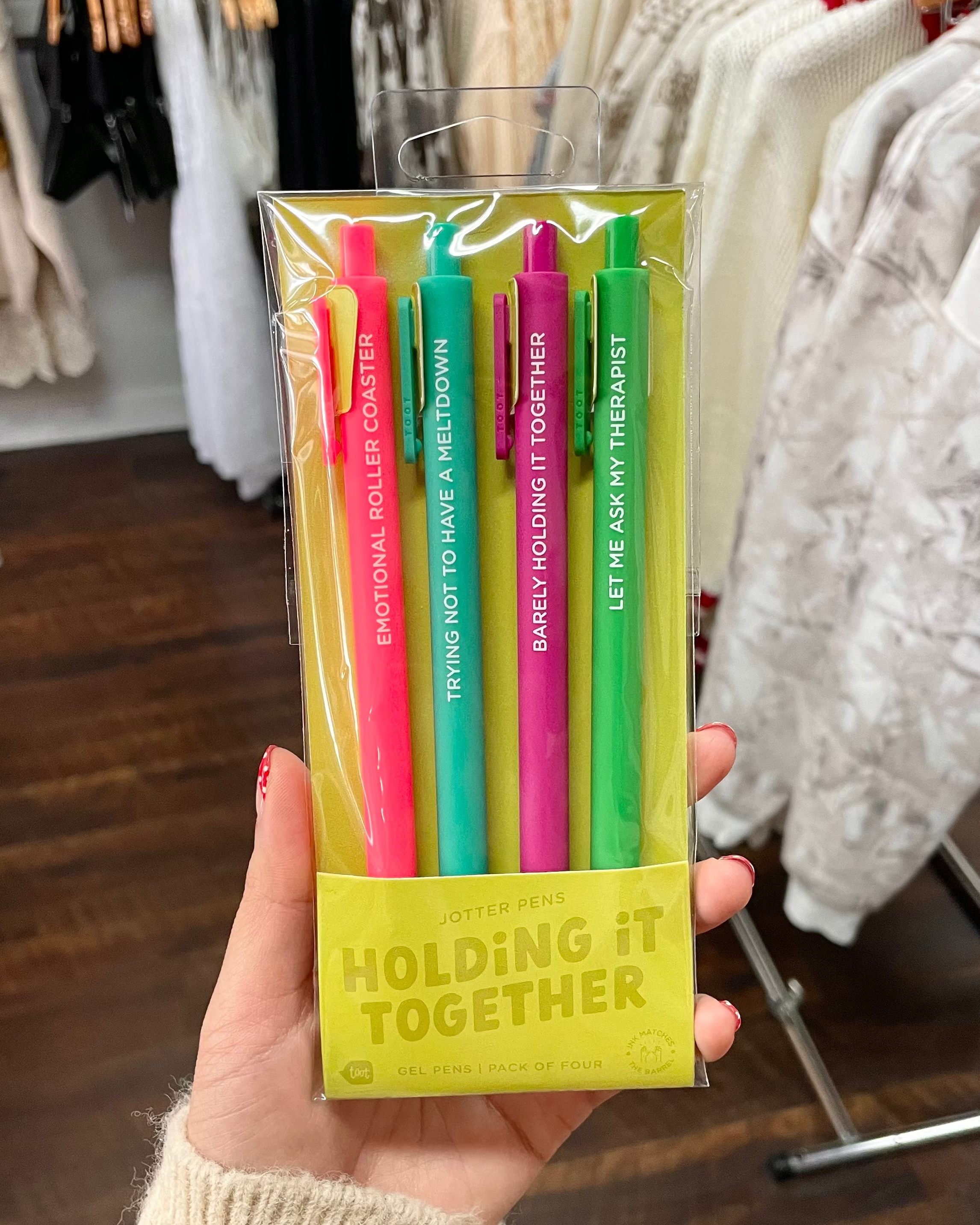 Holding It Together Jotter Pens (4 Pack)