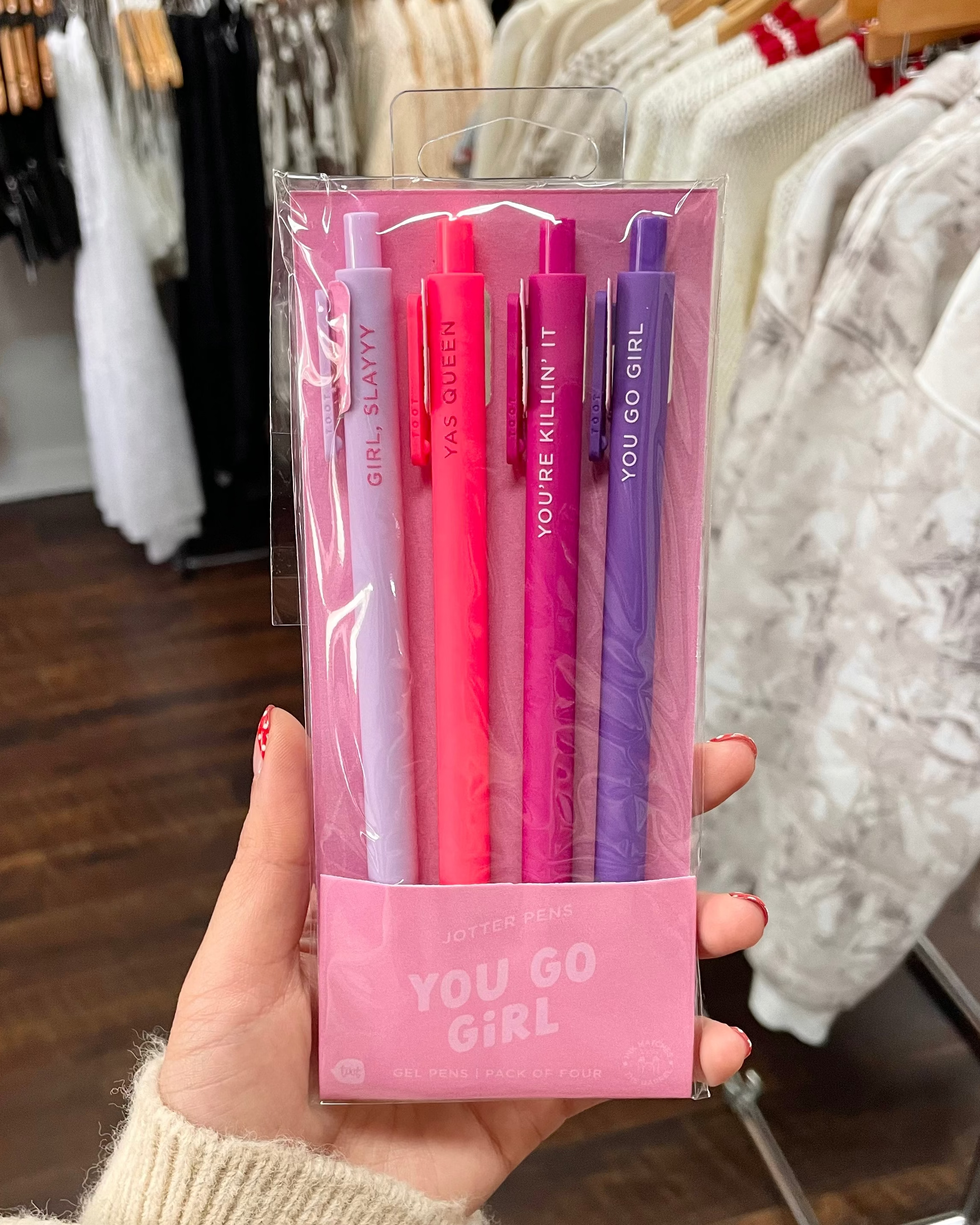 You Go Girl Jotter Pens (4 Pack)