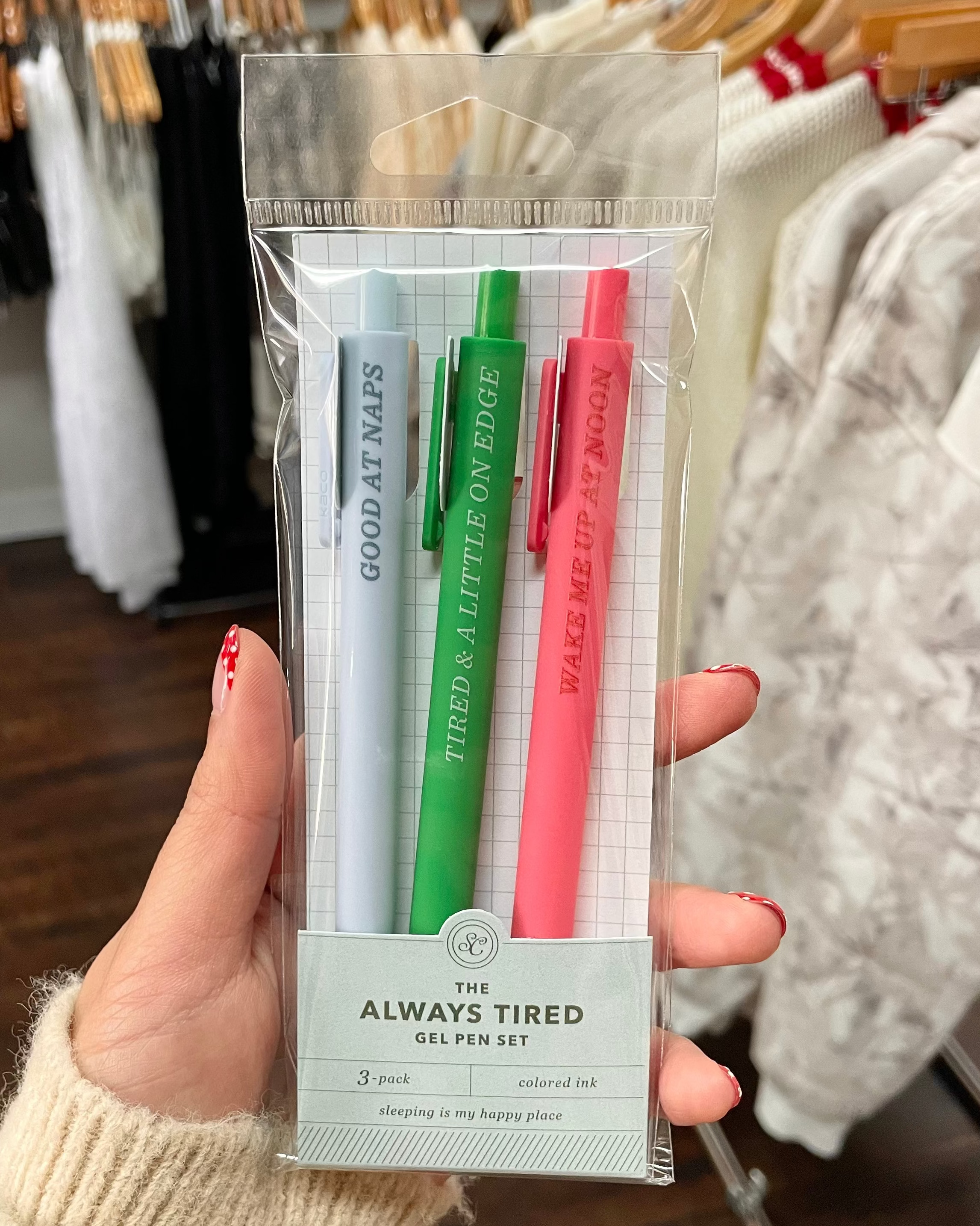Always Tired Gel Pen Set