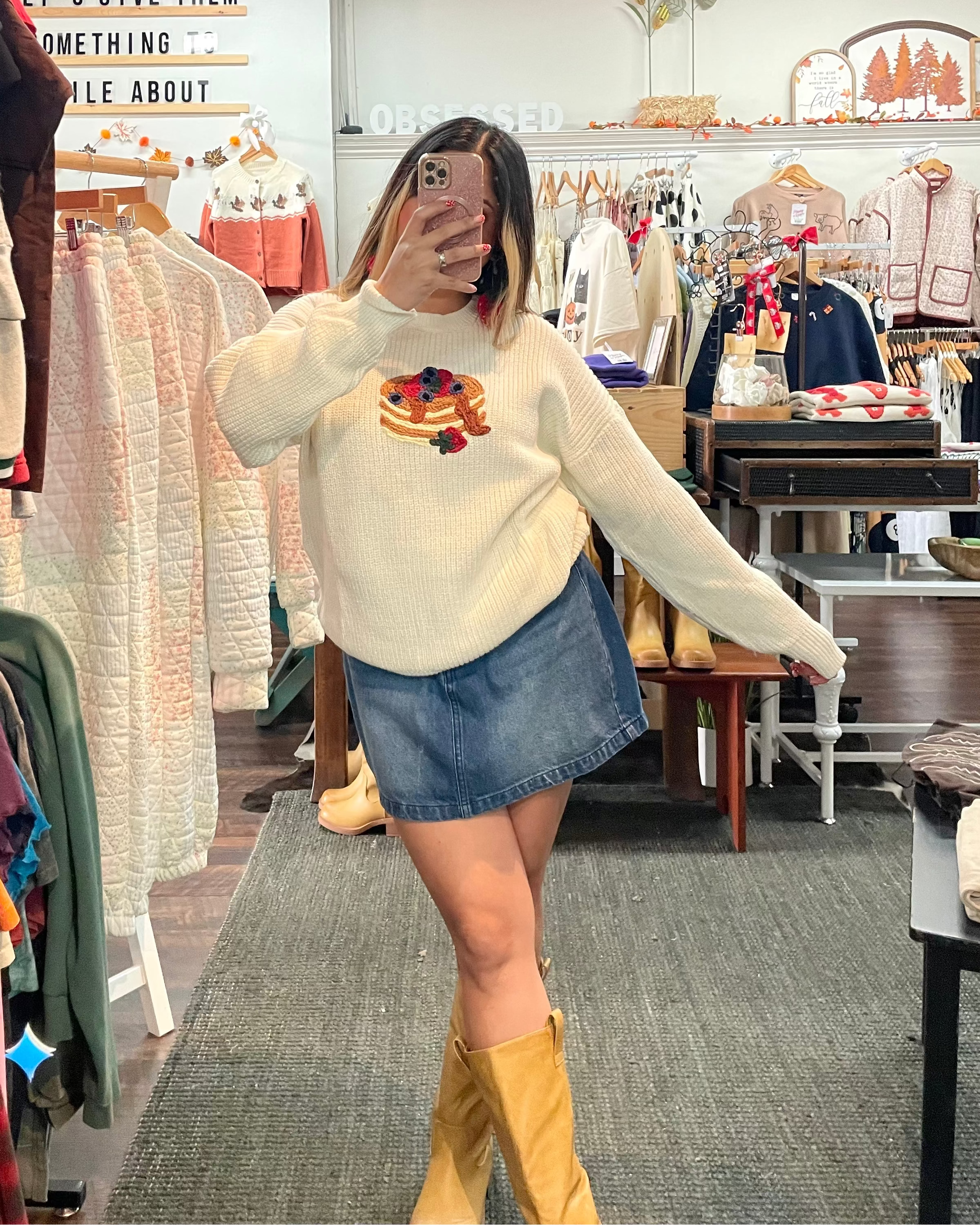 Pancake Stack Knit Sweater