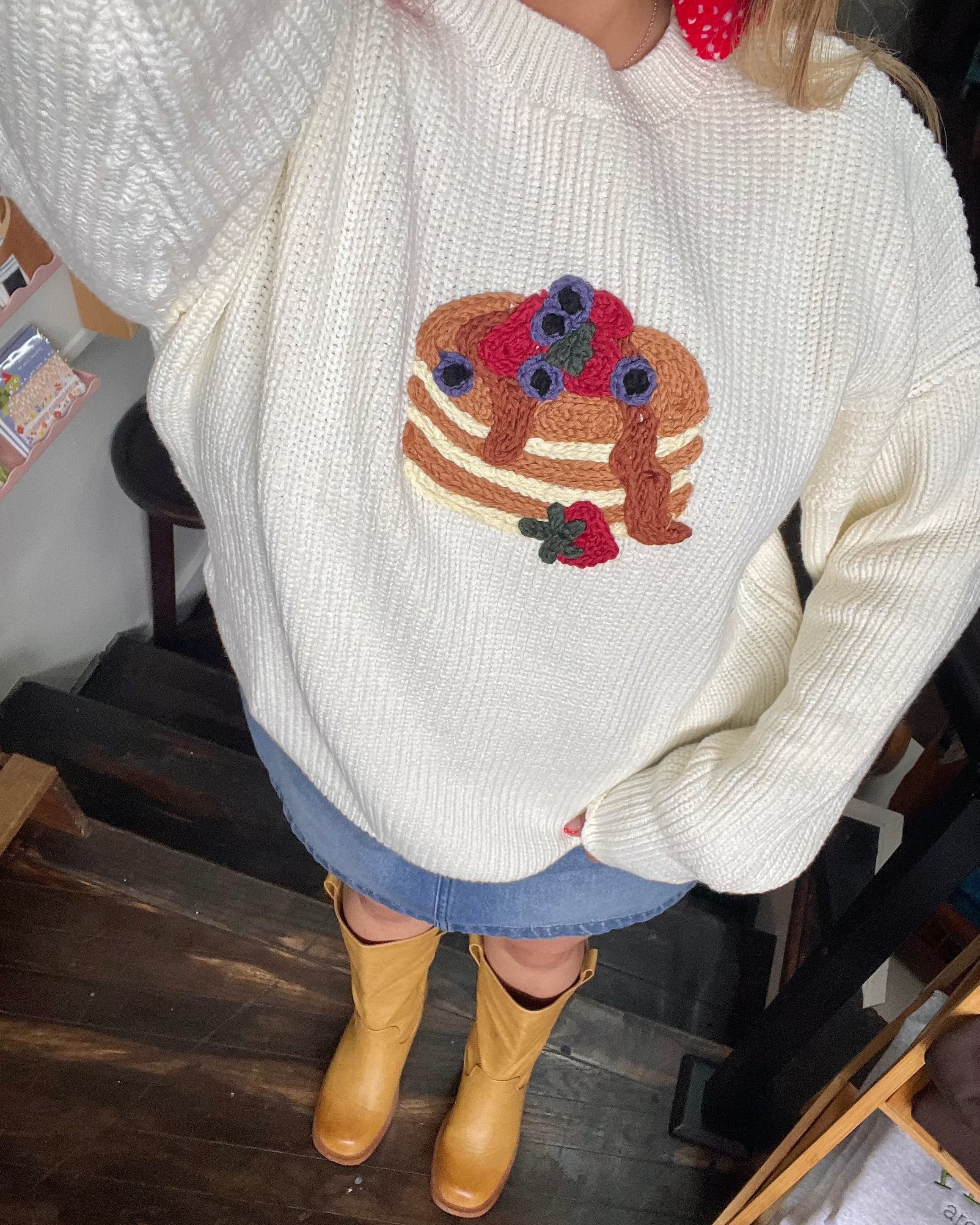 Pancake Stack Knit Sweater