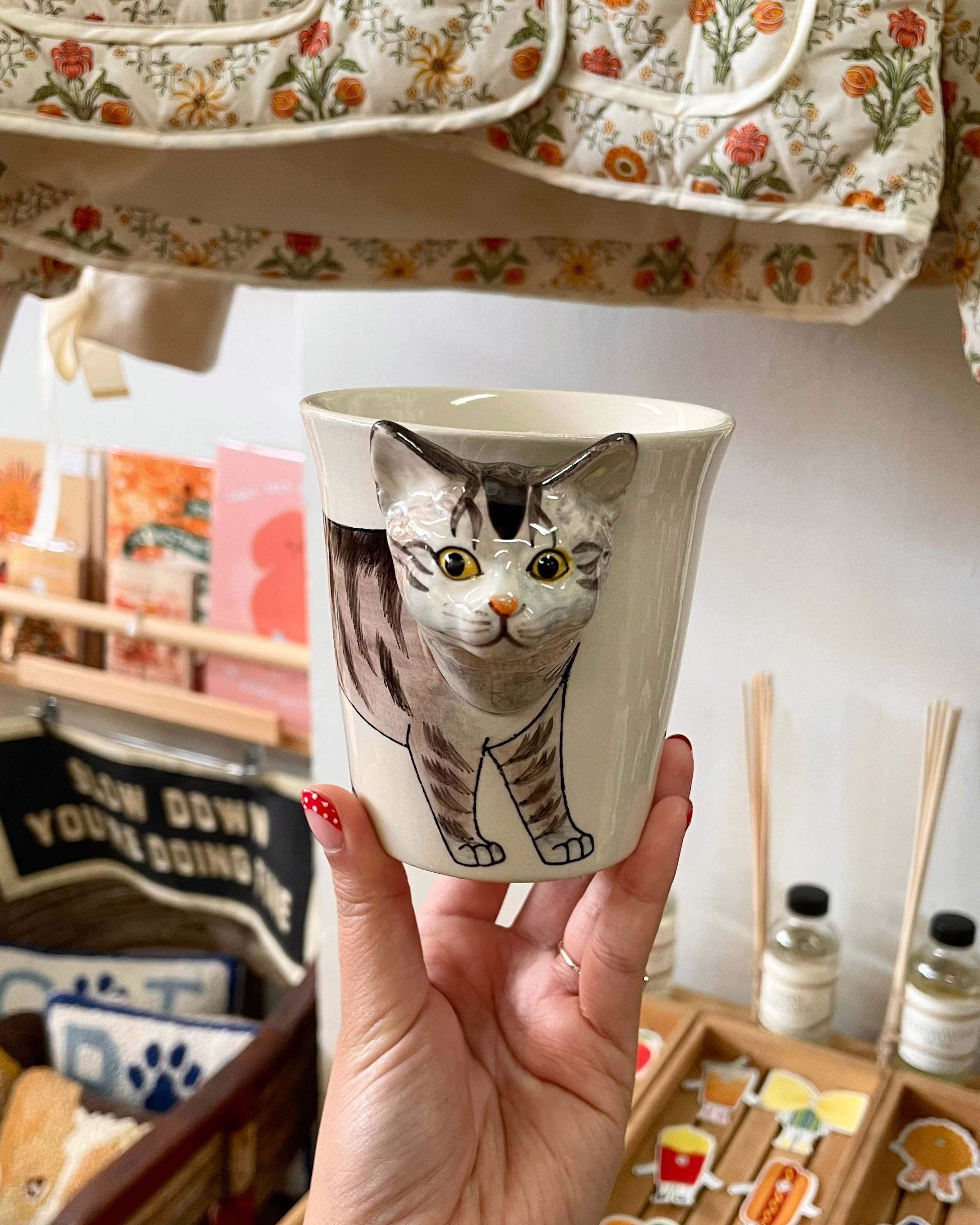 Gray Tabby Cat Mug