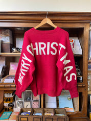 HO HO HO Christmas Sweater - Red