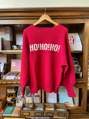HO HO HO Christmas Sweater - Red