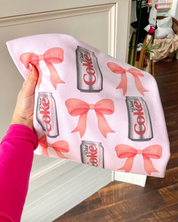 Diet Coke and Bows Pink Sweatshirt