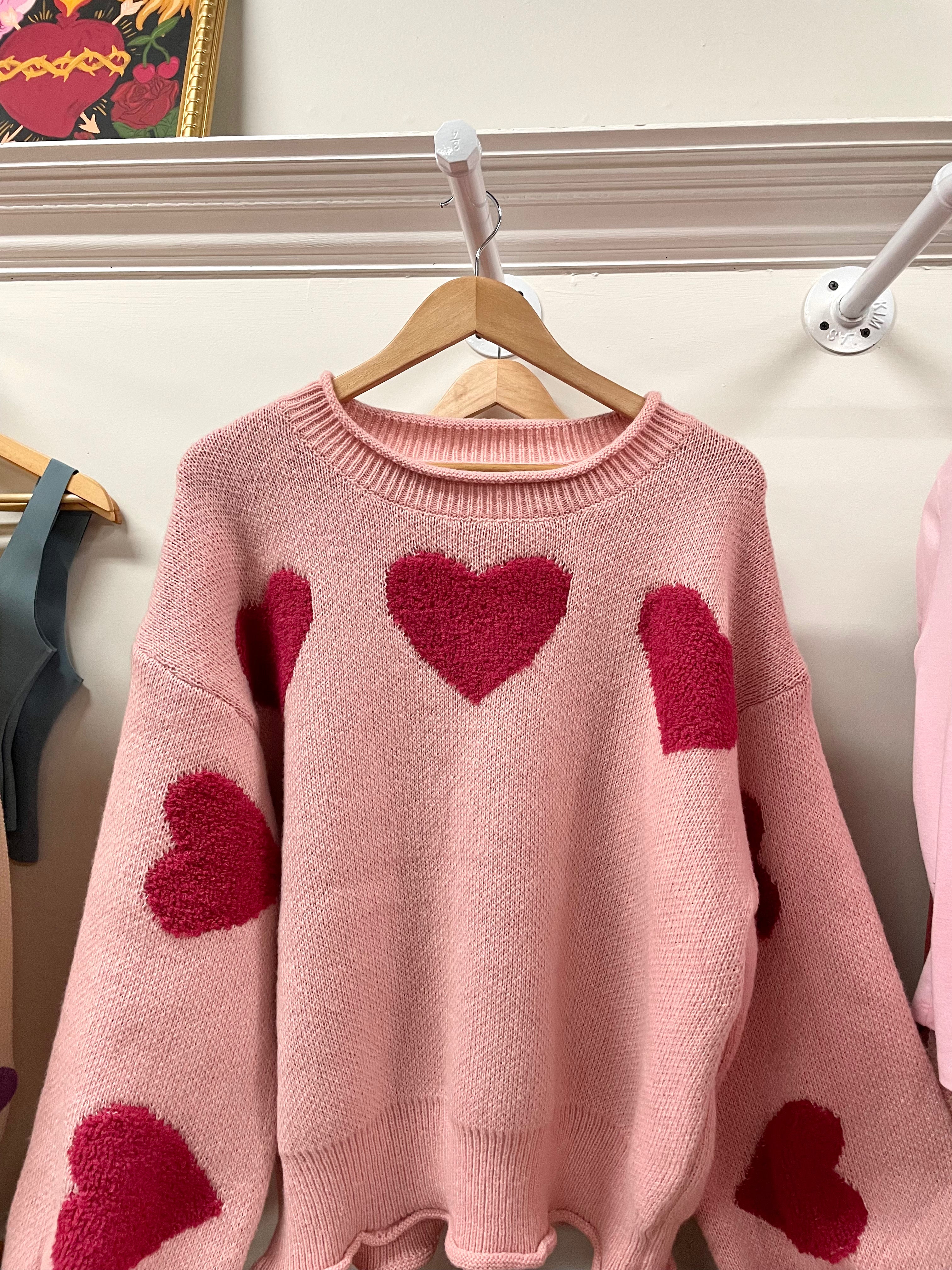 Hearts Sweater