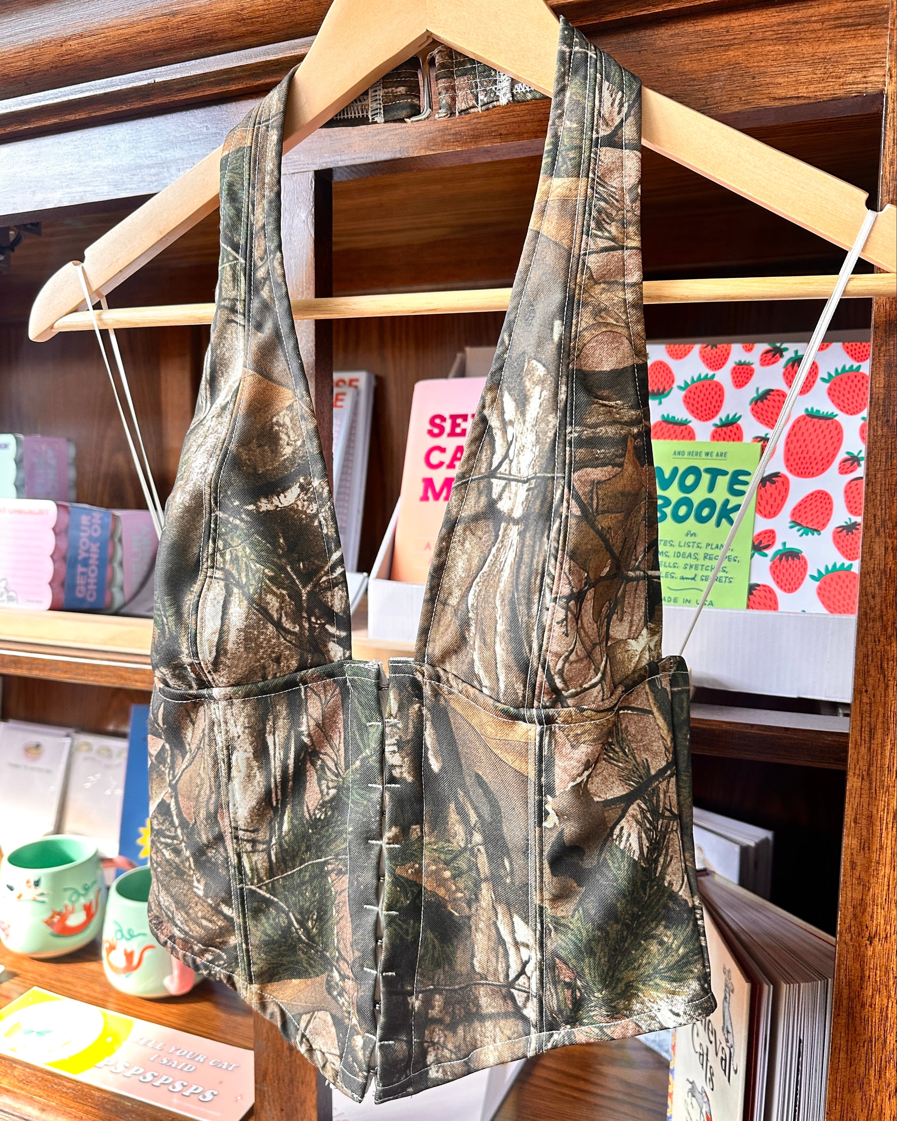 Camo Corset Top