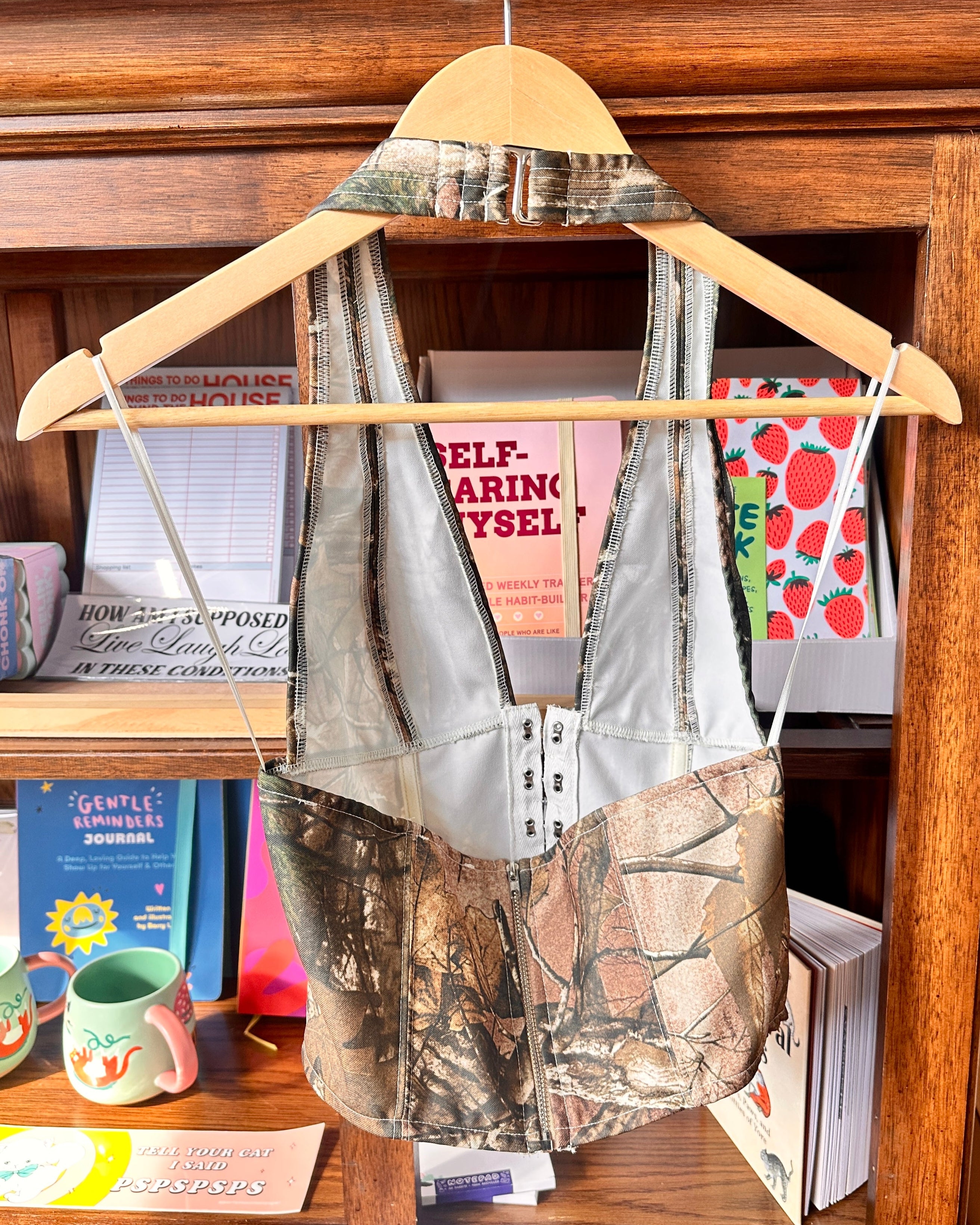 Camo Corset Top