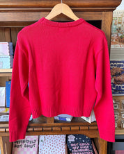 Banana Knit Sweater - Red
