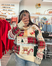 Merry Christmas Holiday Knit Sweater