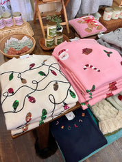 Christmas Lights Sequin Holiday Knit Sweater