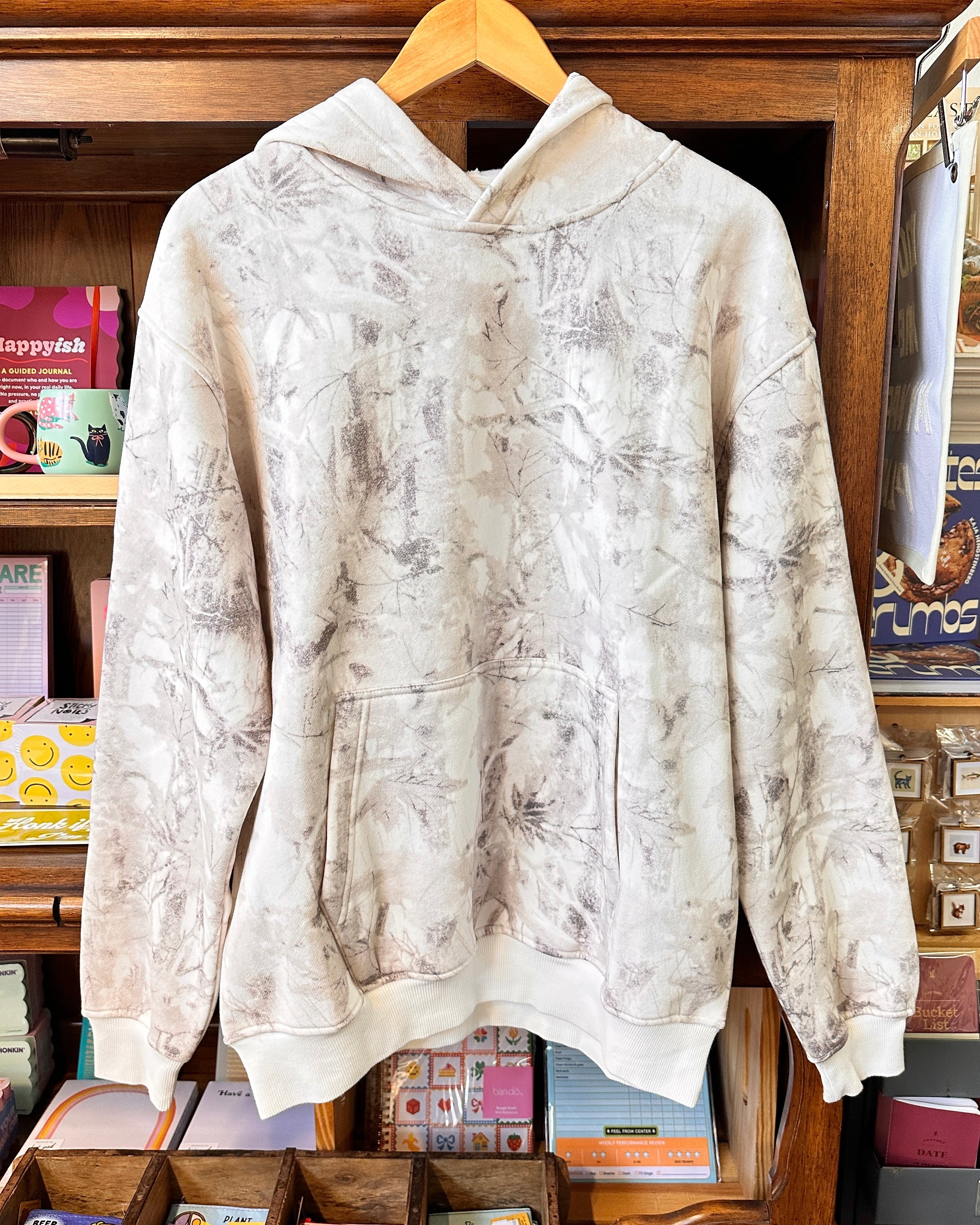Camo Hoodie - Light Gray