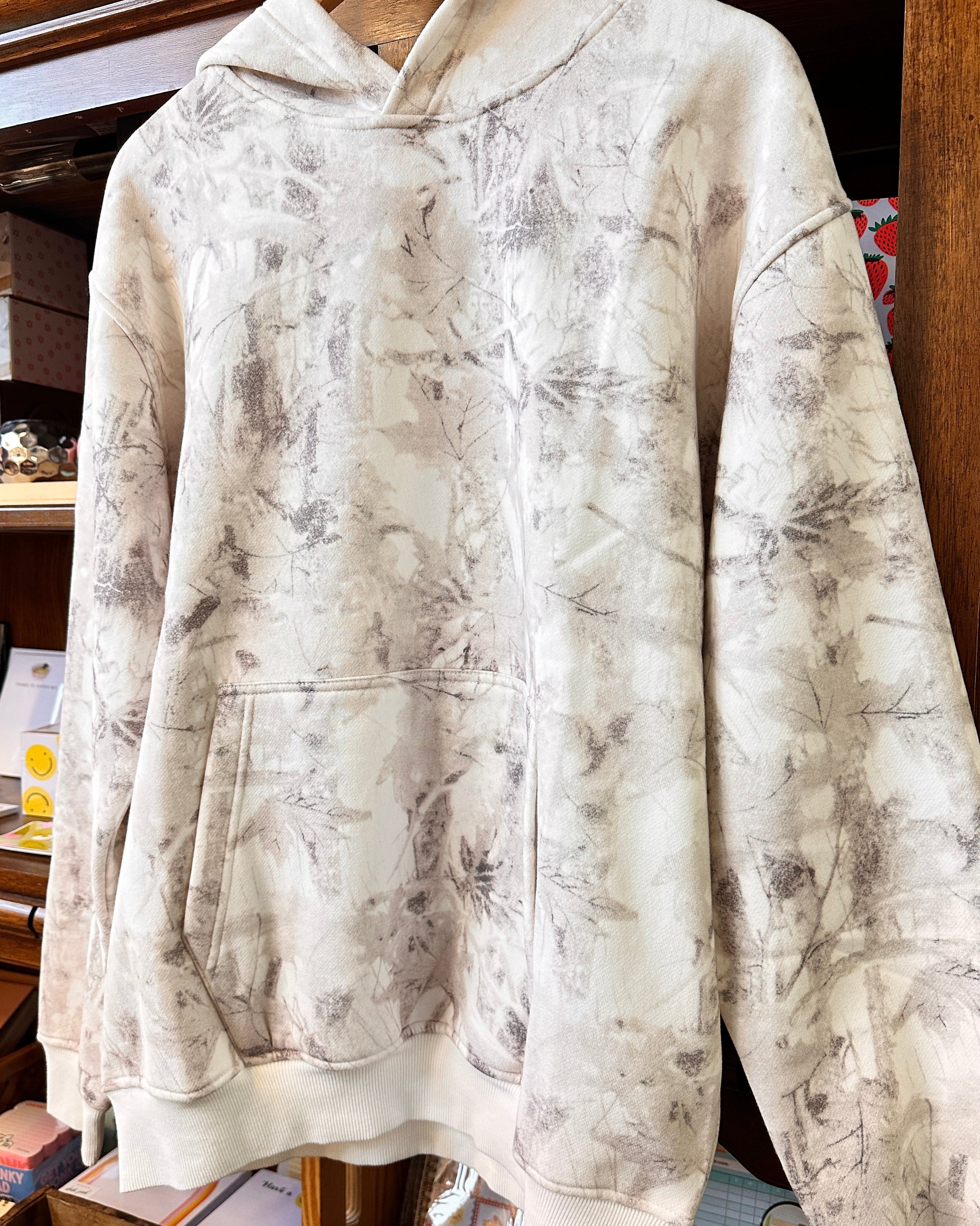 Camo Hoodie - Light Gray