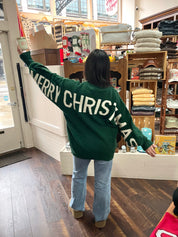 HO HO HO Christmas Sweater - Green