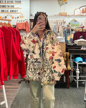 Butterfly Nature Floral Shacket