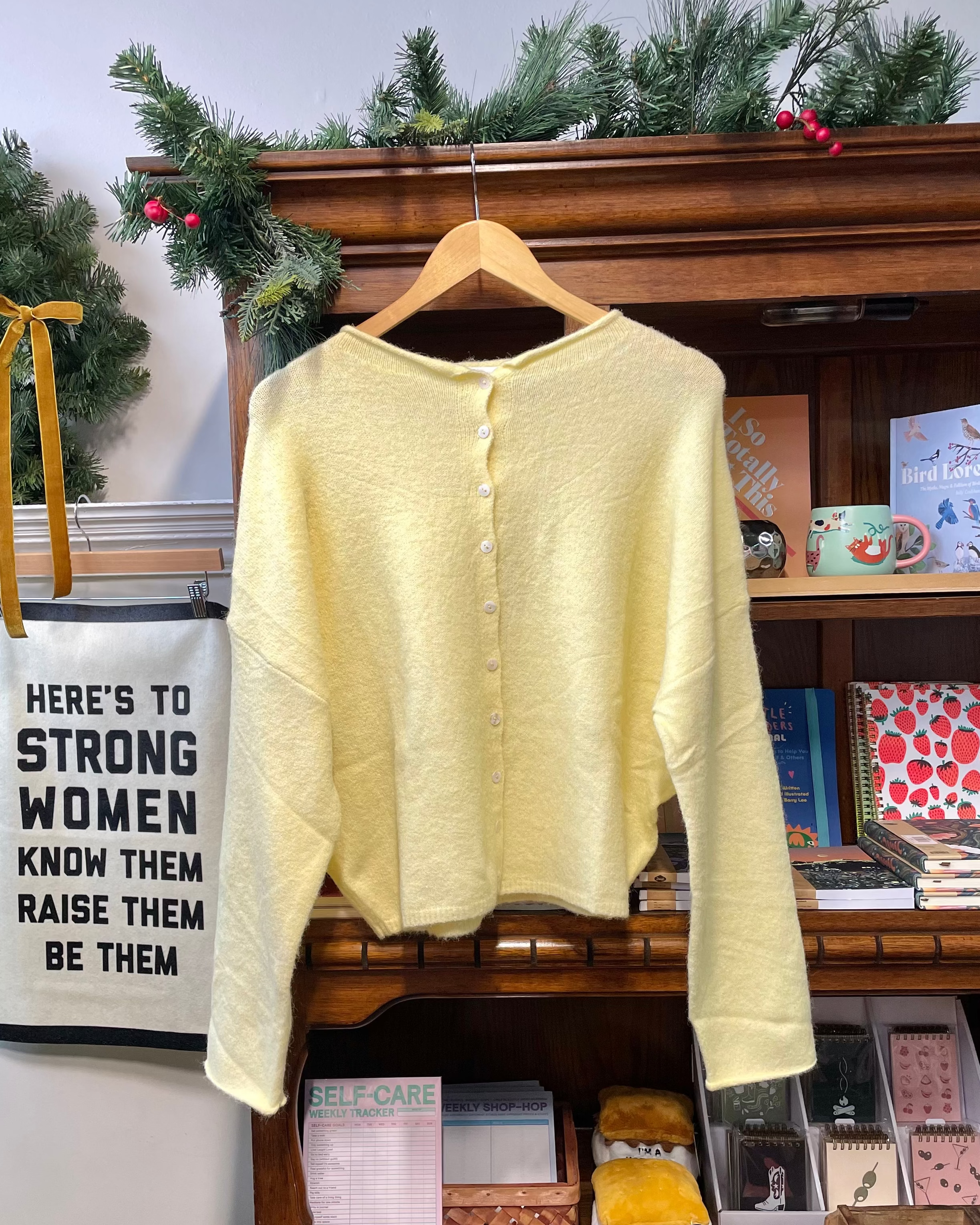 Butter Yellow Cardigan