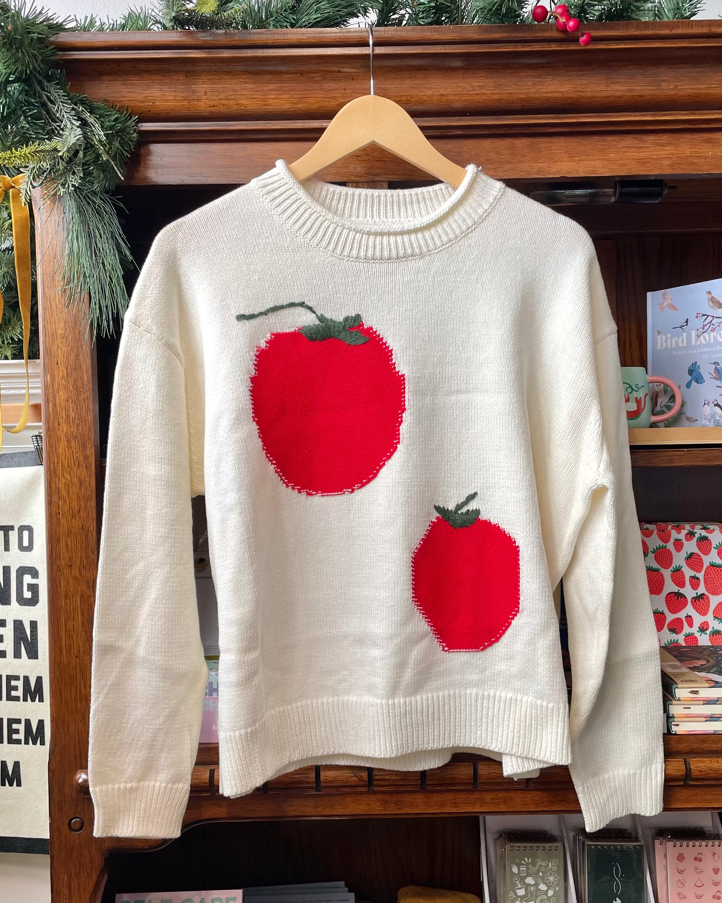 Tomatoes Knit Roll Neck Sweater
