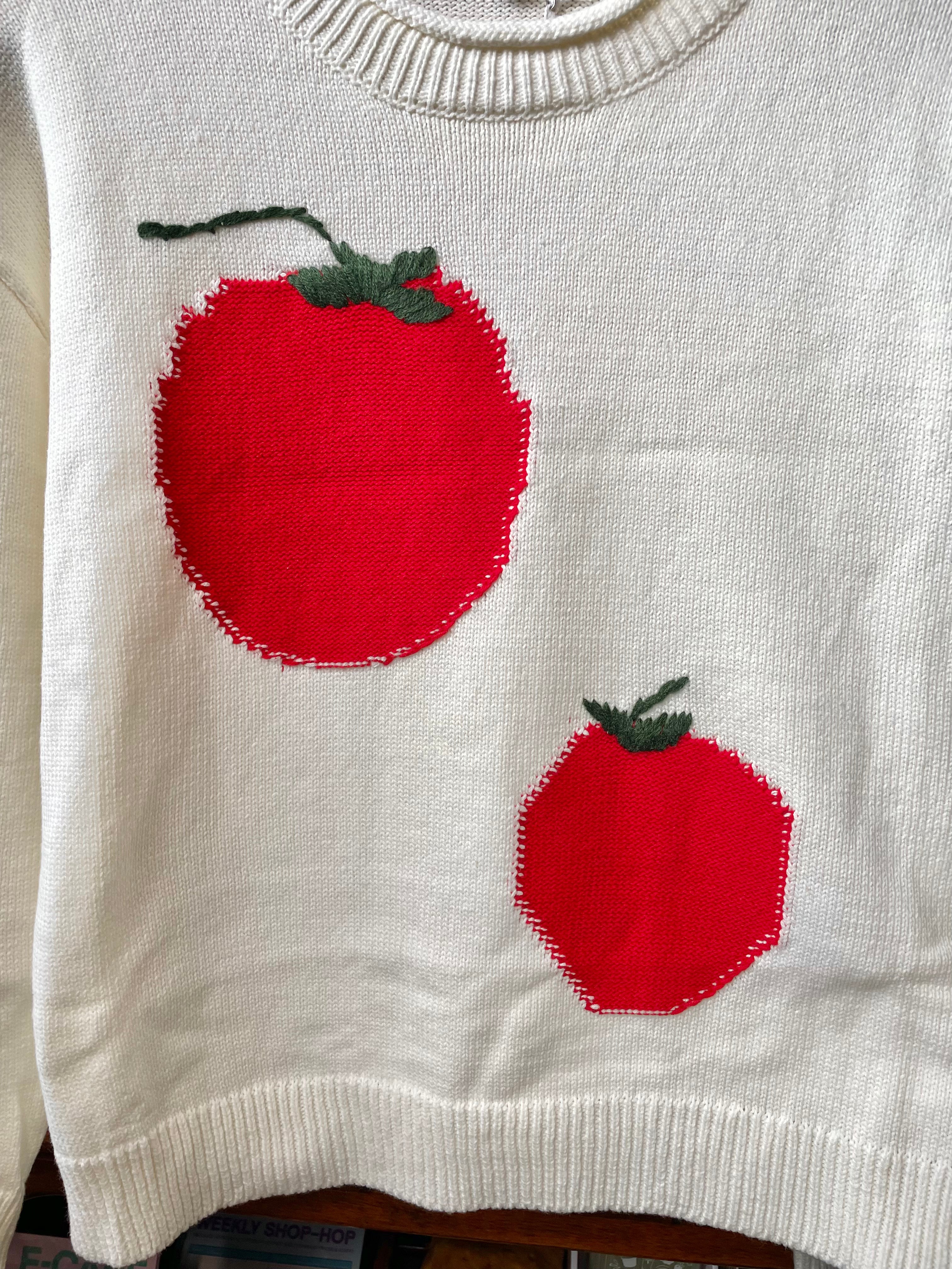 Tomatoes Knit Roll Neck Sweater