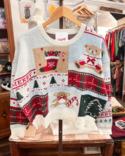 Merry Christmas Holiday Knit Sweater
