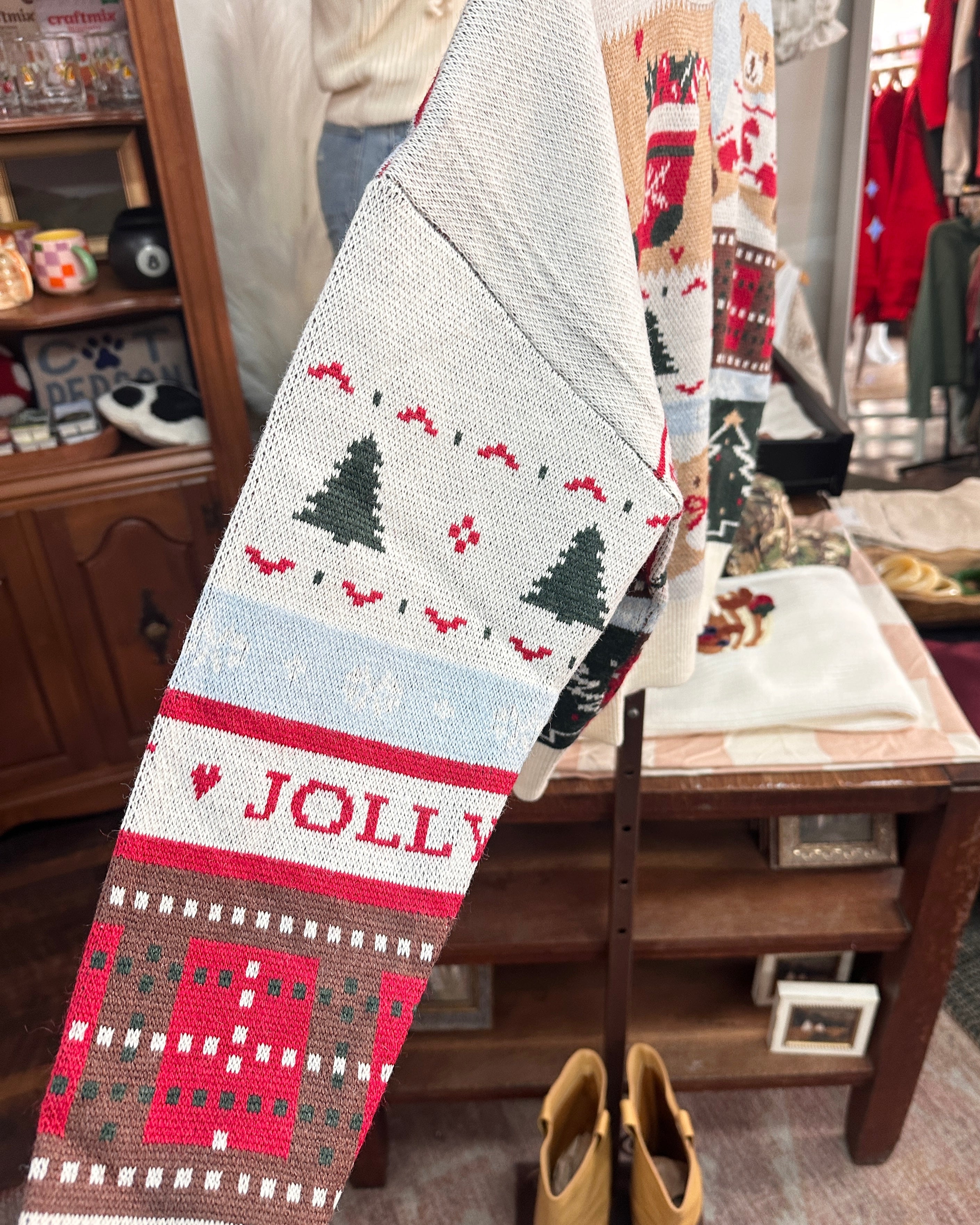 Merry Christmas Holiday Knit Sweater