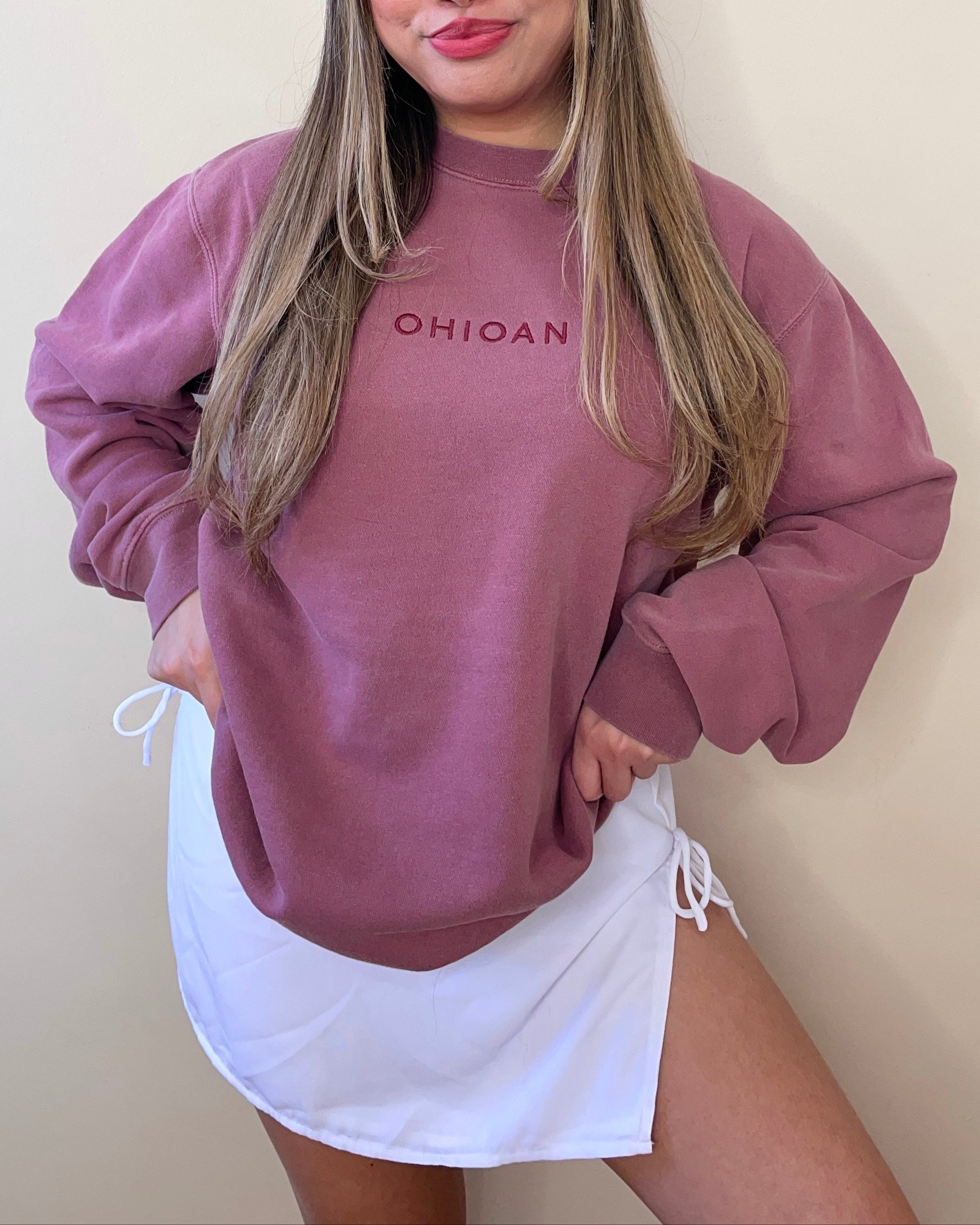 Ohioan Embroidered Sweatshirt