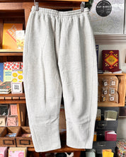 Pancake Stack Embroidered Barrel Leg Sweatpants