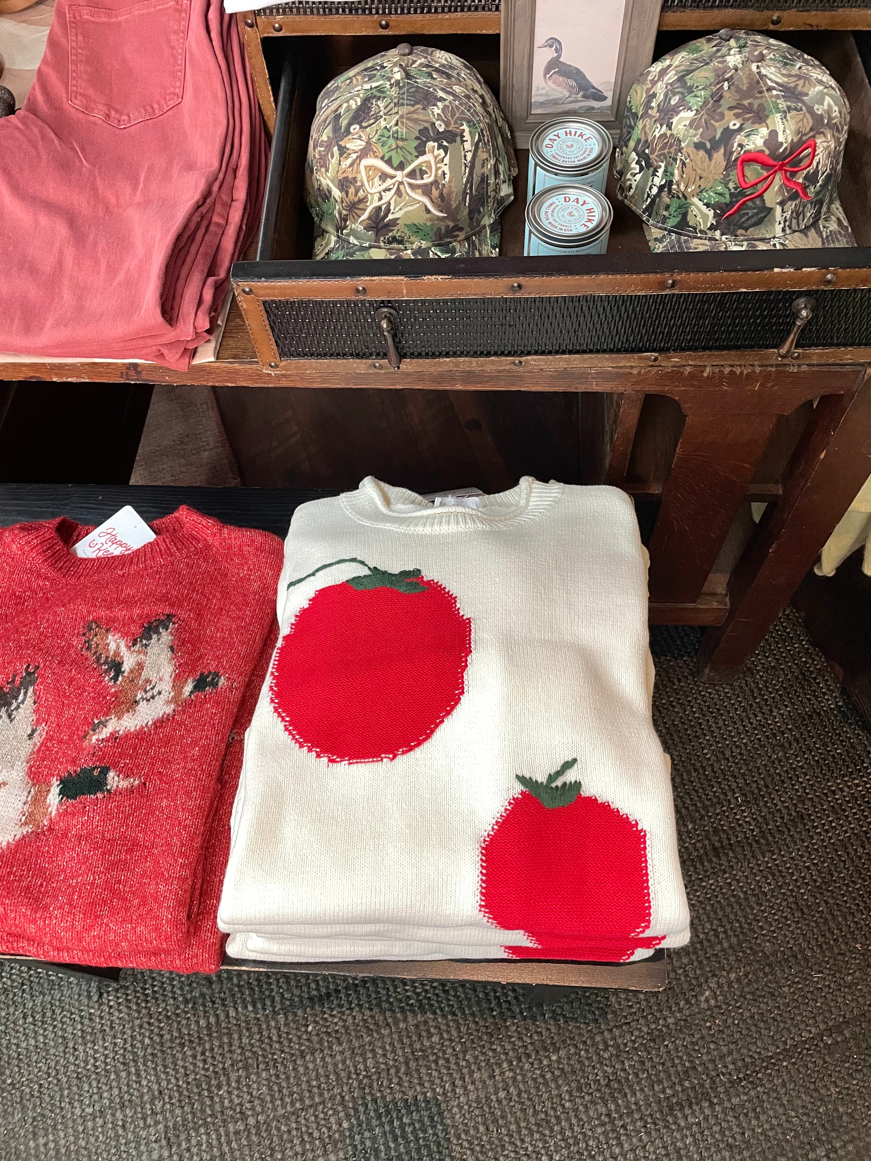 Tomatoes Knit Roll Neck Sweater