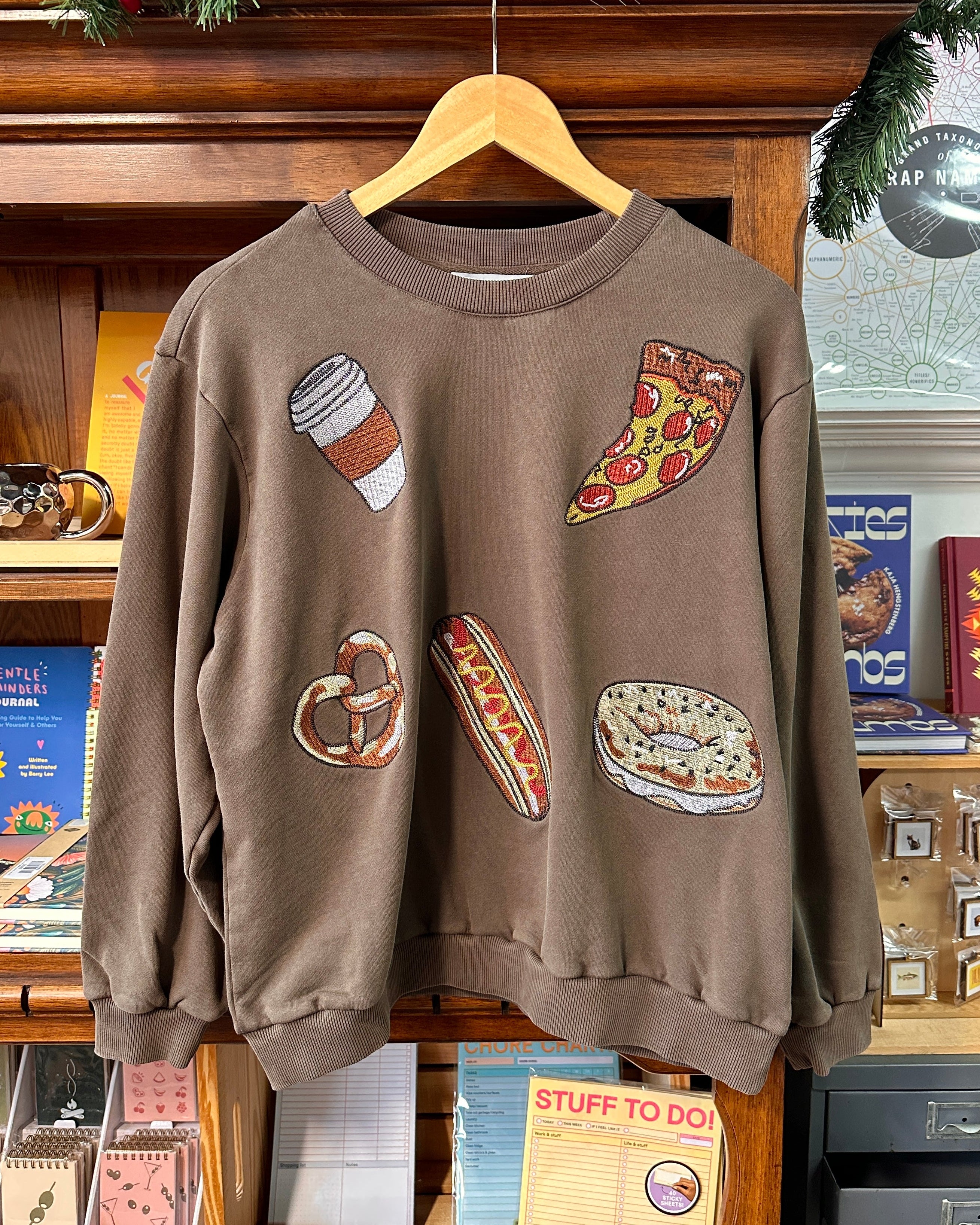 The Foodie Embroidered Sweatshirt
