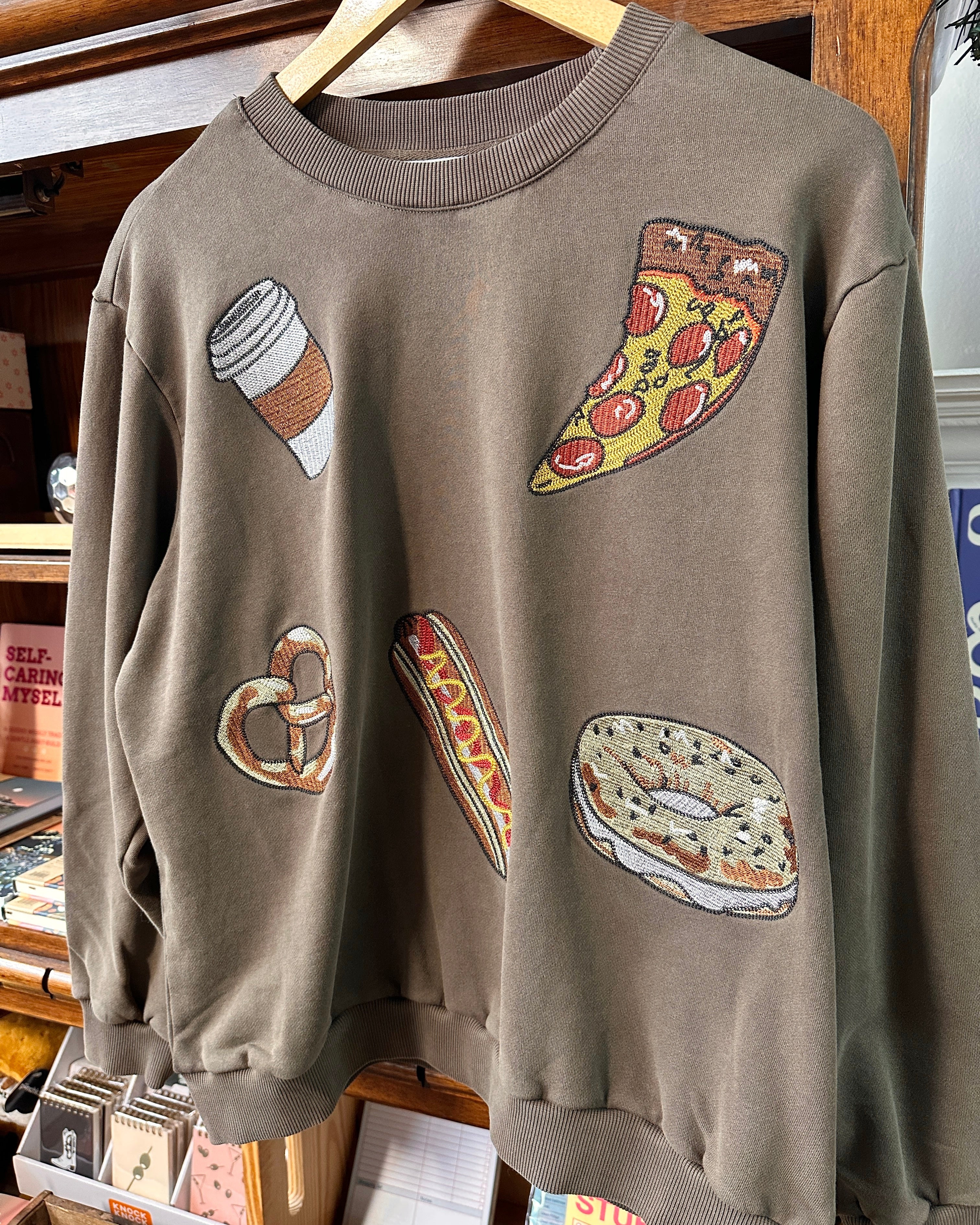 The Foodie Embroidered Sweatshirt