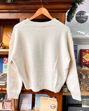 Banana Knit Sweater - Cream