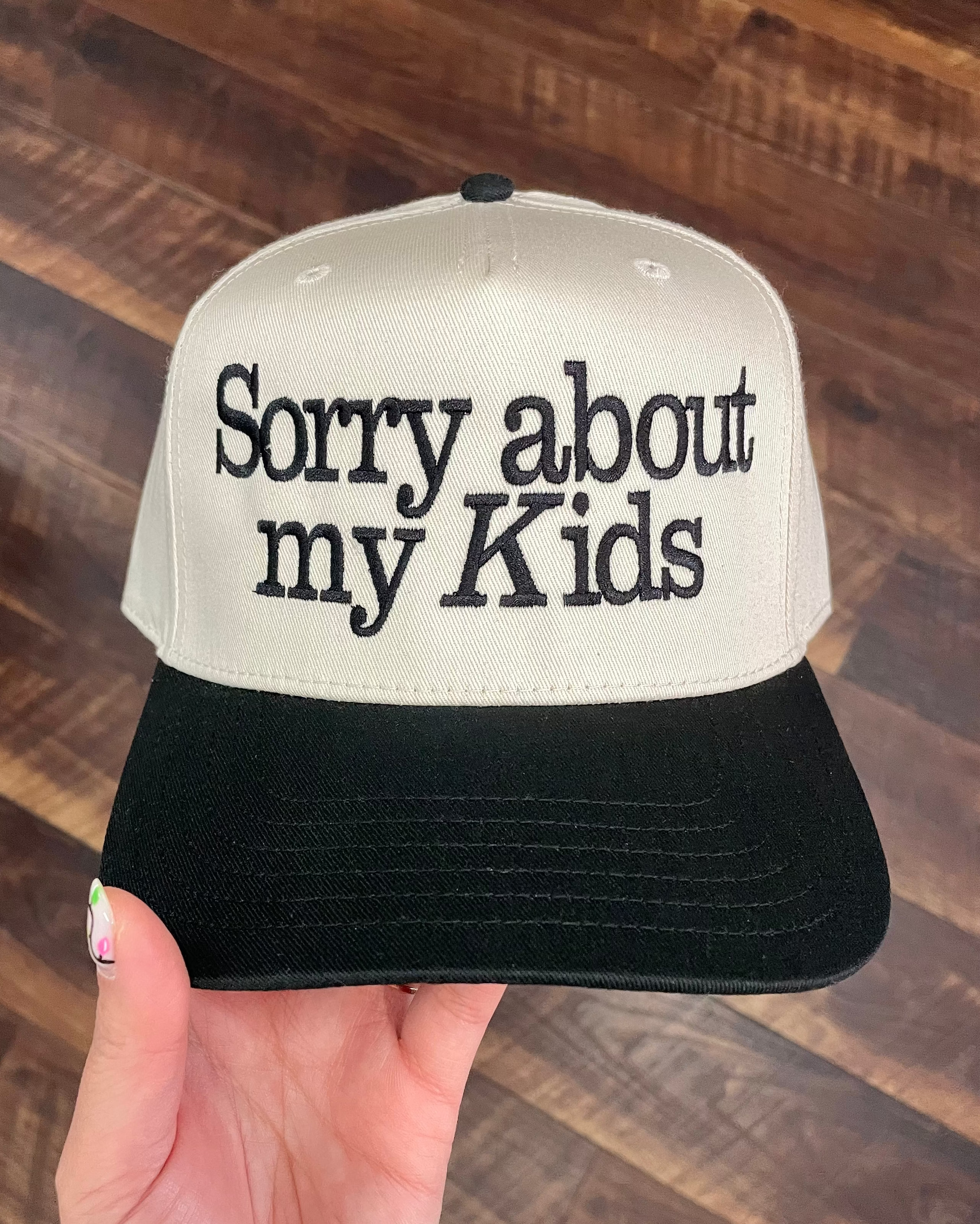 Sorry About My Kids Trucker Hat