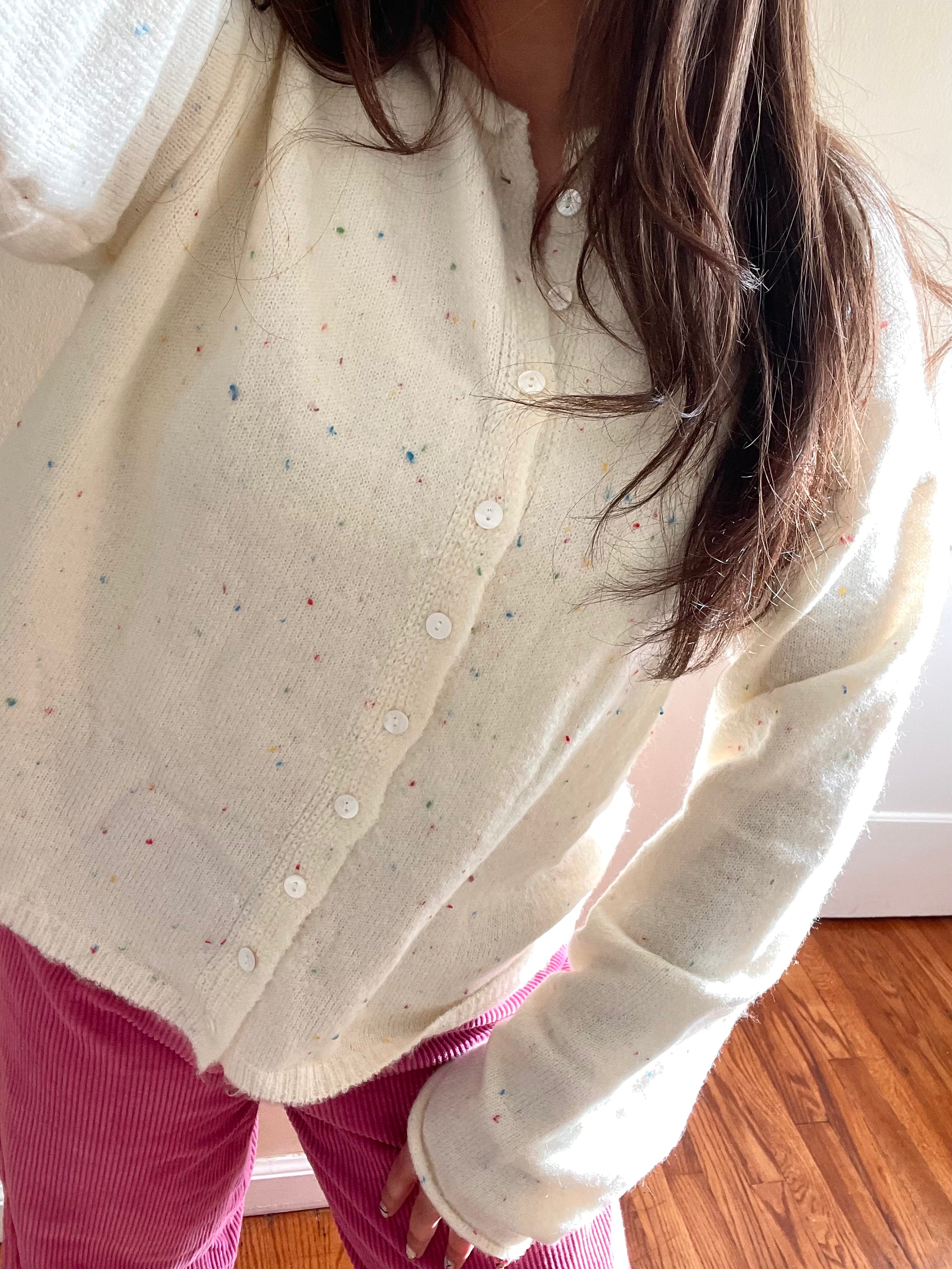 Speckled Confetti Cardigan