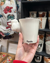White Poodle Mug