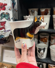Black Corgi Mug