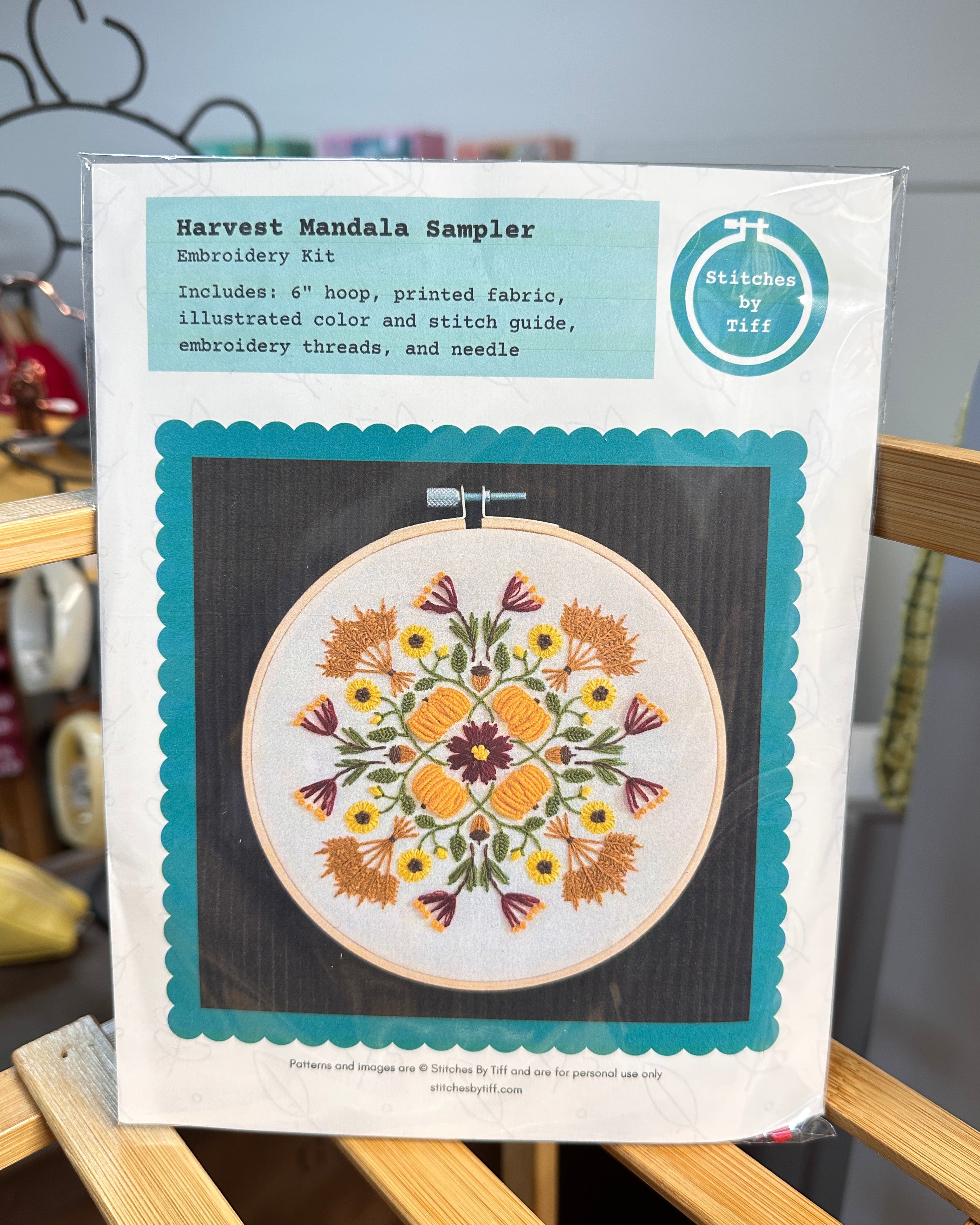 Harvest Mandala DIY Embroidery Kit