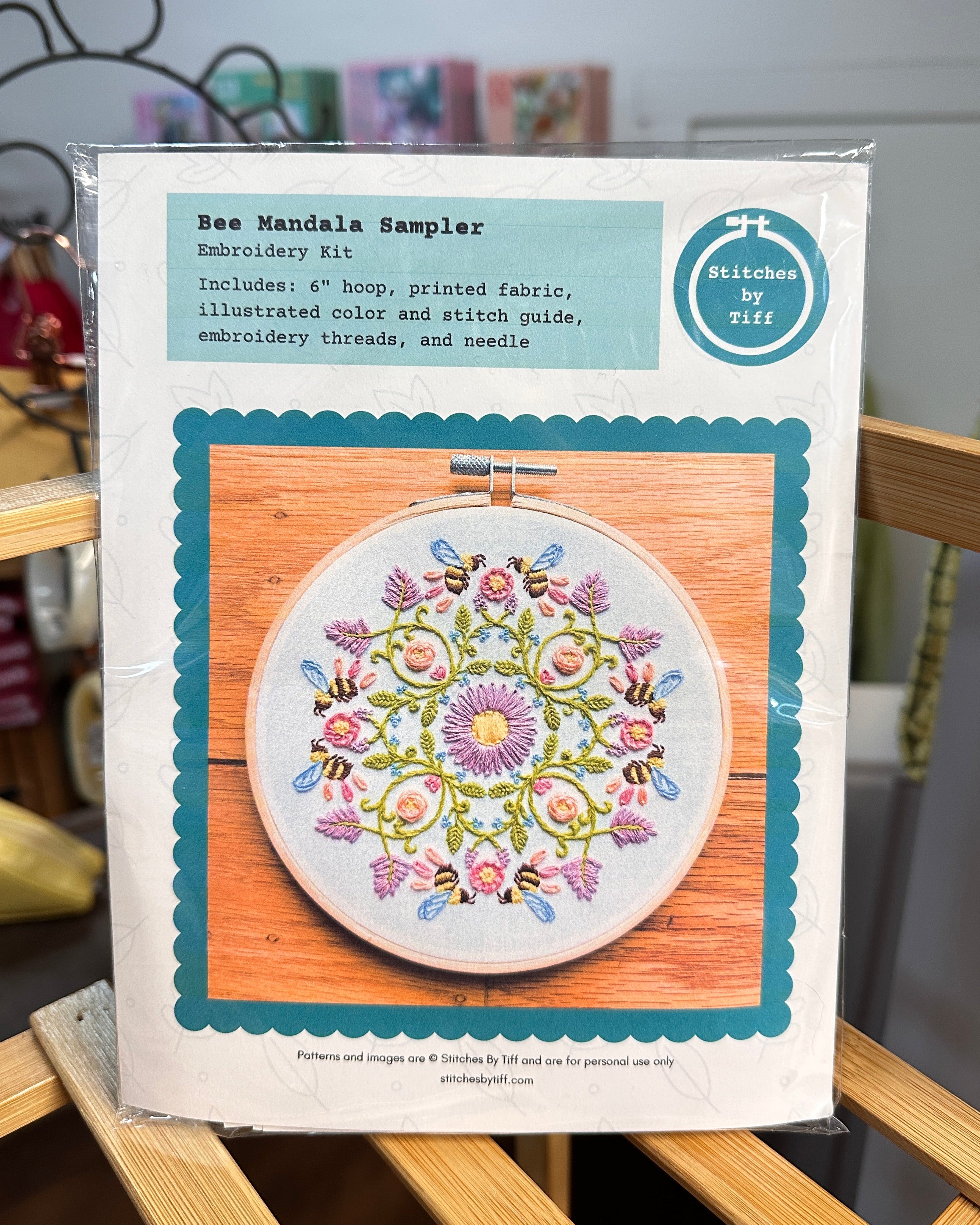 Bee Mandala DIY Embroidery Kit