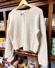 Oatmeal Knit Cardigan